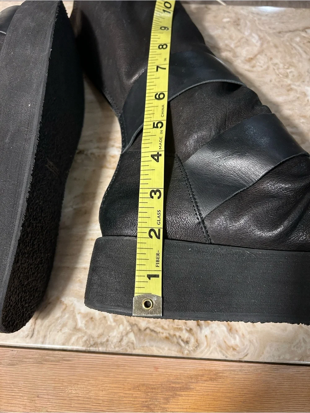 PURO Secret Black Platform Boots (approximate size women’s 9.5)